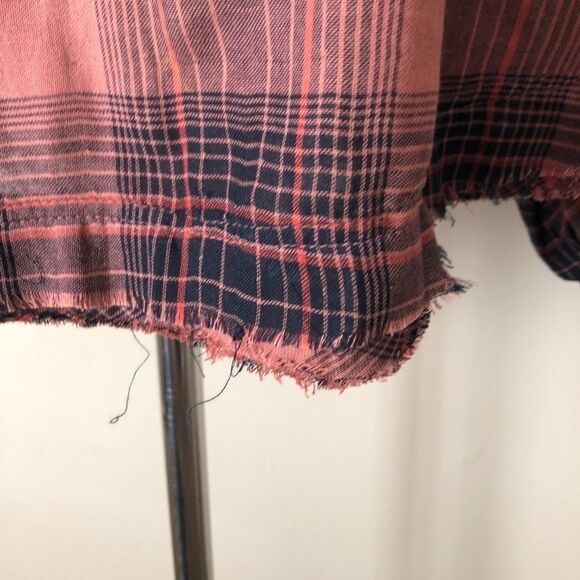 We The Free FP cloudbreaker plaid oversized tunic - Picture 5 of 9